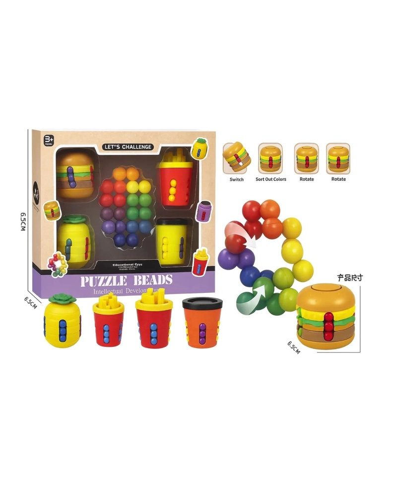 KIT DE JUGUETES SENSORIAL ANTIESTRES 6 PIEZAS - 1