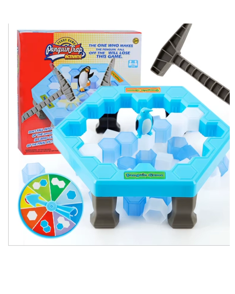 JUGUETE MINI TRAMPA DE PINGÜINOS BLOQUE DE HIELO - 2