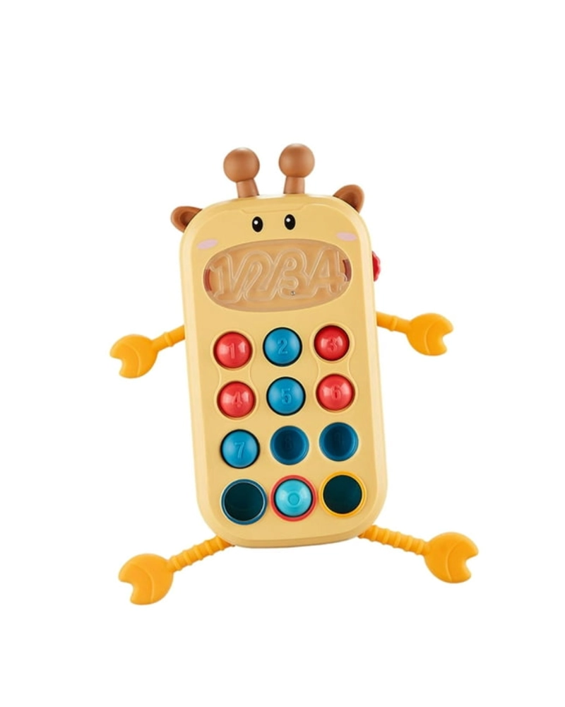 SONAJERO MORDEDOR TELEFONO PARA BEBE MONTESSORI - 1