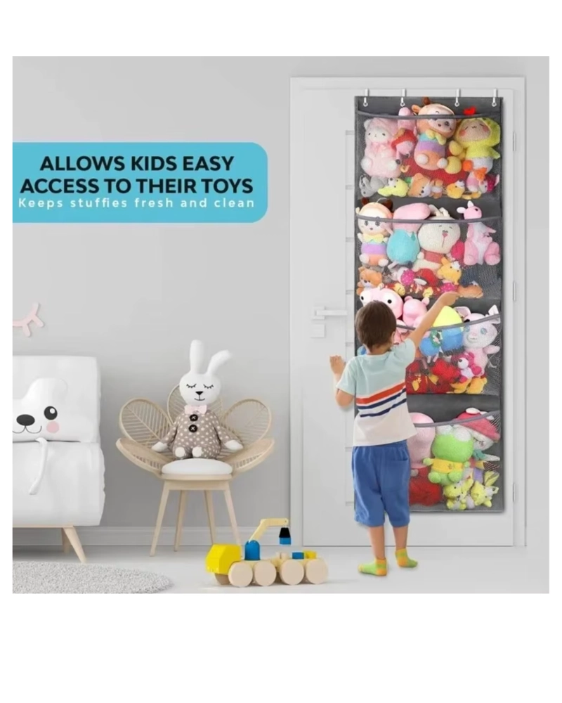 ORGANIZADOR COLGANTE DE PARED CON 4 MALLA - 3