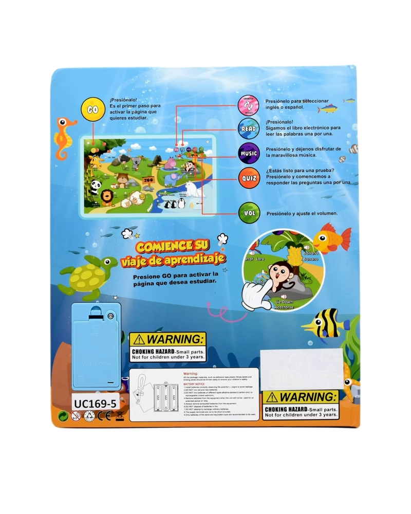LIBRO EDUCACTIVO SONIDO ESPAÑOL -INGLES - 1