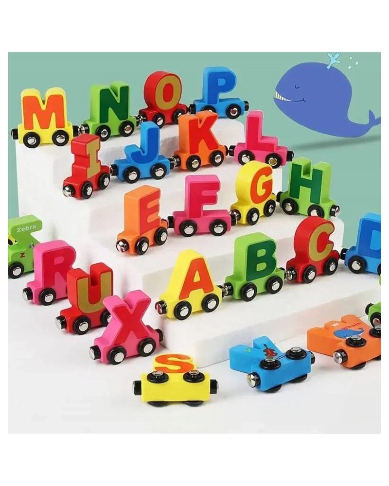 JUEGO TREN MAGNETICO ABECEDARIO PARA NIÑOS - 1