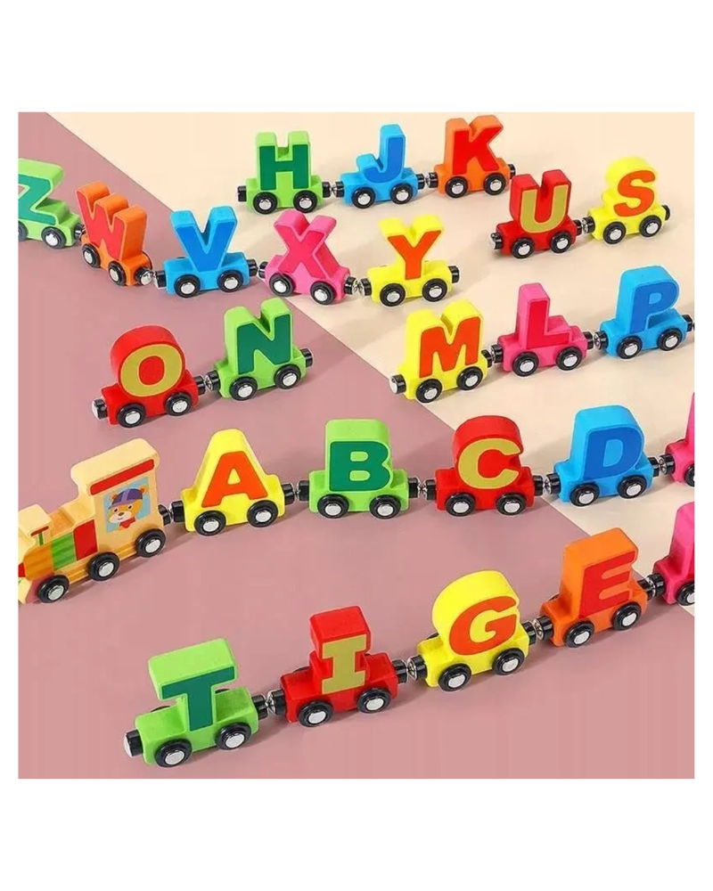 JUEGO TREN MAGNETICO ABECEDARIO PARA NIÑOS - 2