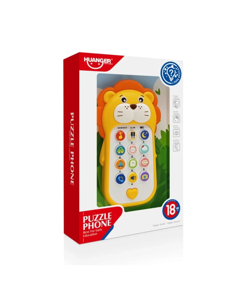 TELE FONO CELULAR DIDACTICO  LEON PARA BEBE S - 2