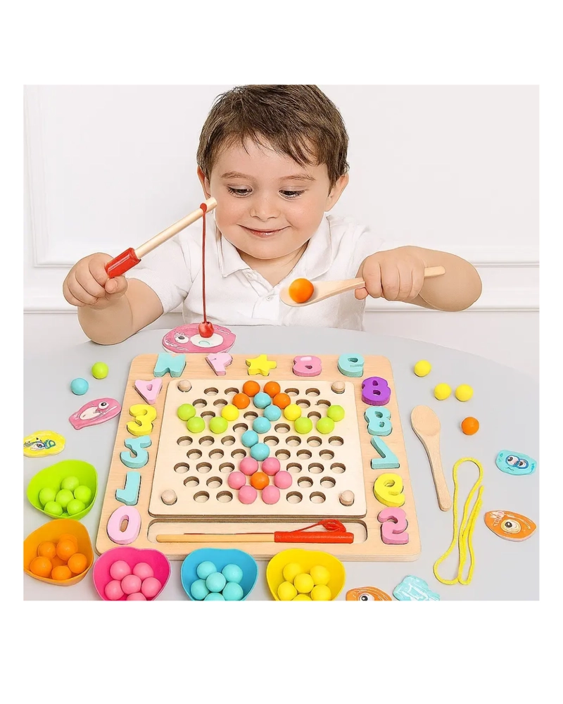 JUEGO MONTESSORI SENSORIAL MULTIFUNCIONAL 6 EN 1 - 1