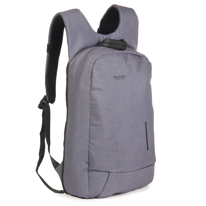 MOCHILA DISCOVERY GRIS MANHATTAN ANTIRROBO 20 L - 1