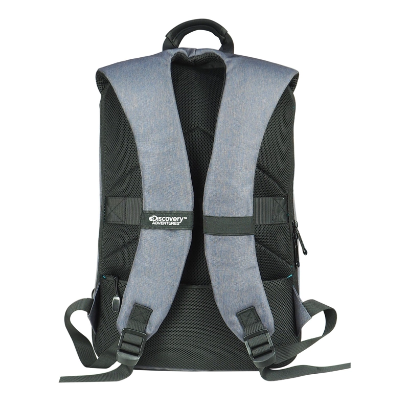 MOCHILA DISCOVERY GRIS MANHATTAN ANTIRROBO 20 L - 2
