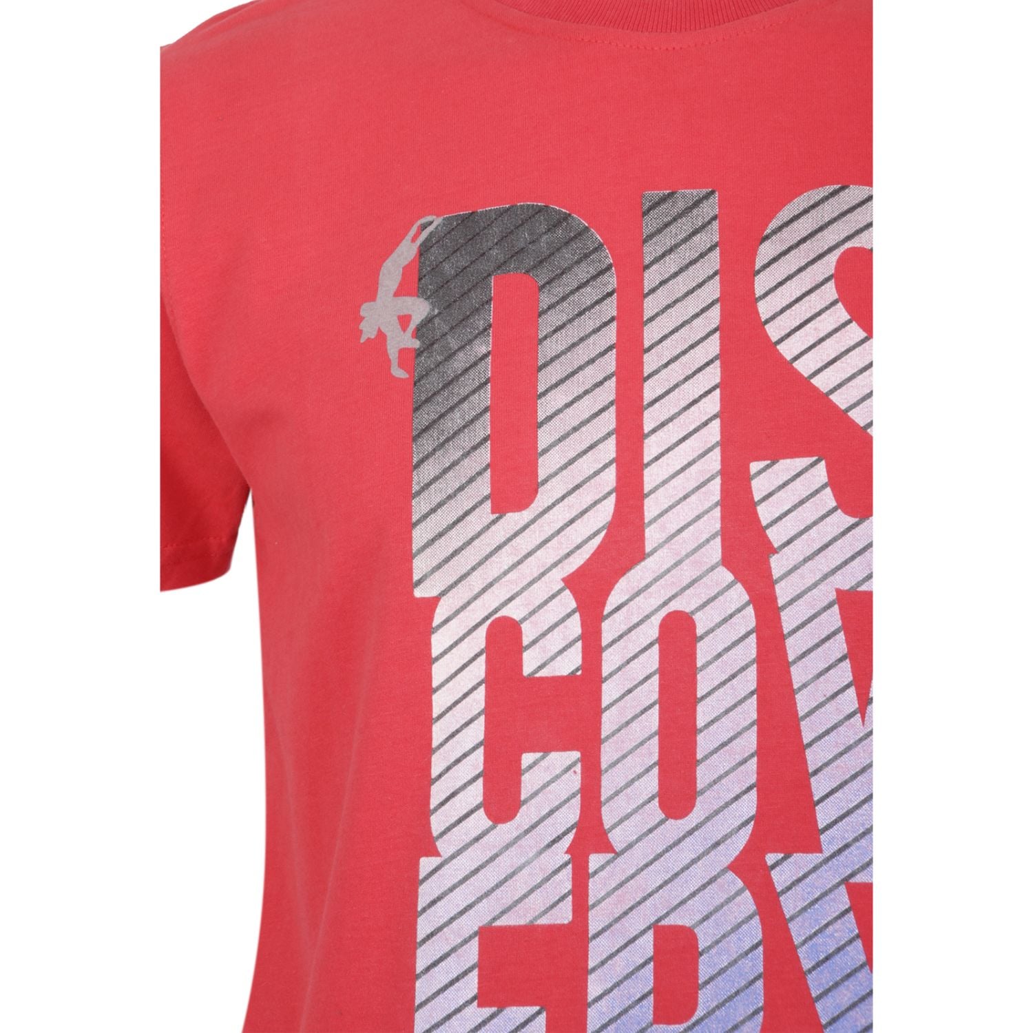 POLERA HOMBRE DISCOVERY CLIMB ROJA - 3