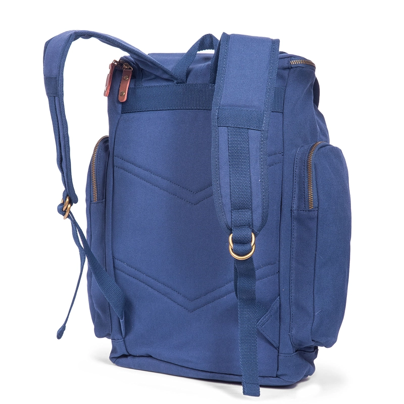 MOCHILA DE VIAJE VINTAGE AZUL DISCOVERY - 2