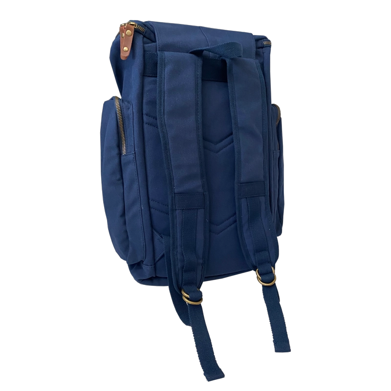 MOCHILA DE VIAJE VINTAGE AZUL DISCOVERY - 3