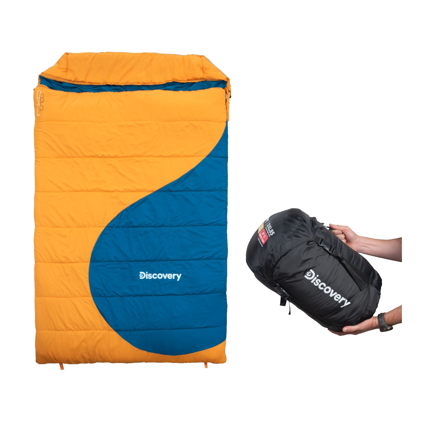 SACO DE DORMIR DISCOVERY DOBLE DXL85 2 PERSONAS - 1