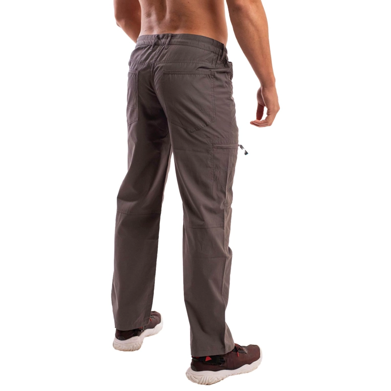 PANTALON TREKKING HOMBRE DISCOVERY GRIS OSCURO ADVENTURE - 3