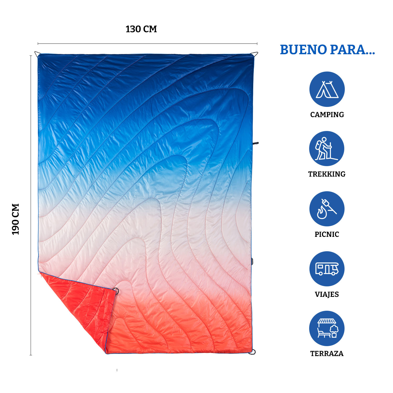 MANTA TÉRMICA BOSSCAMP BLANKET PRISMA (130 X 190) - 2
