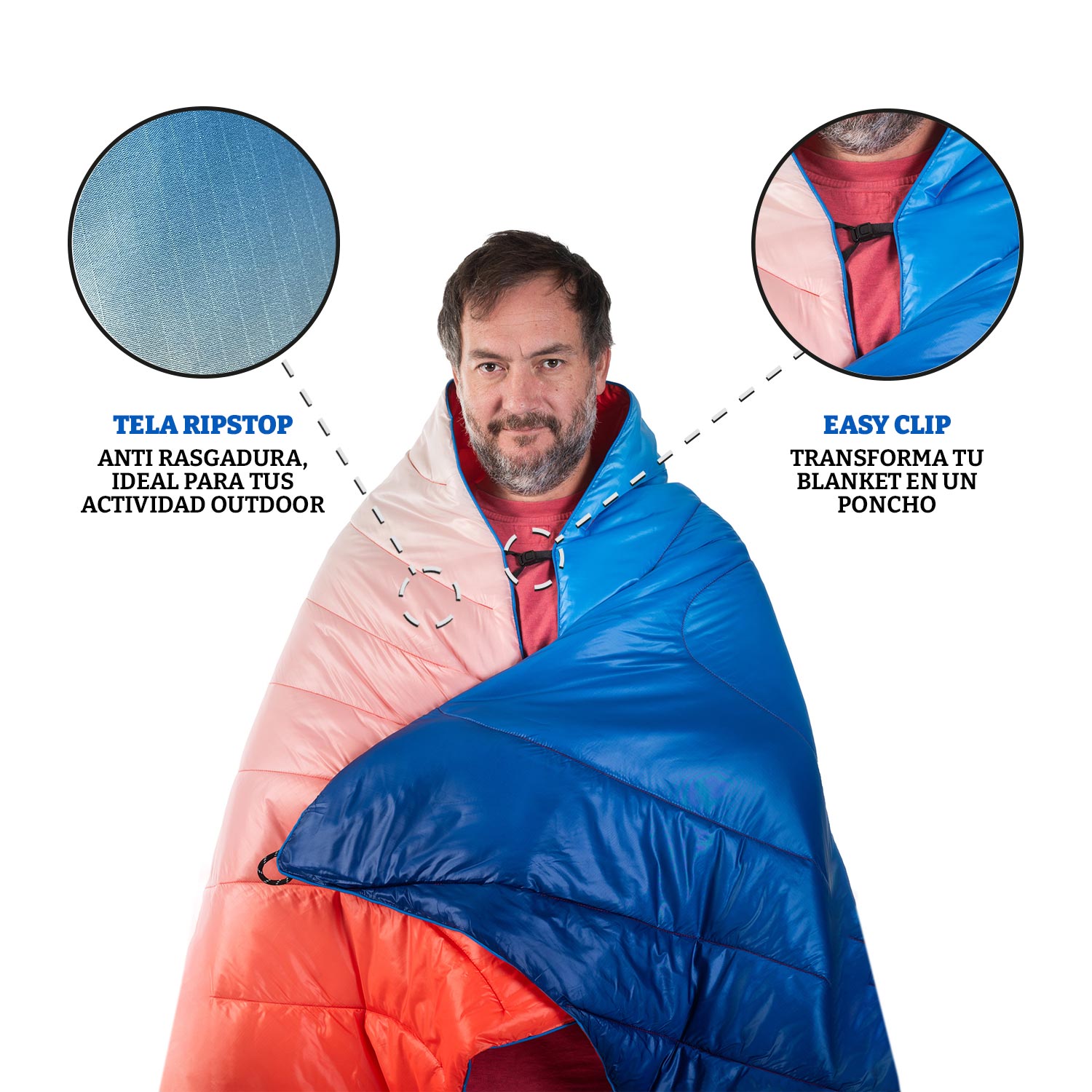 MANTA TÉRMICA BOSSCAMP BLANKET PRISMA (130 X 190) - 4