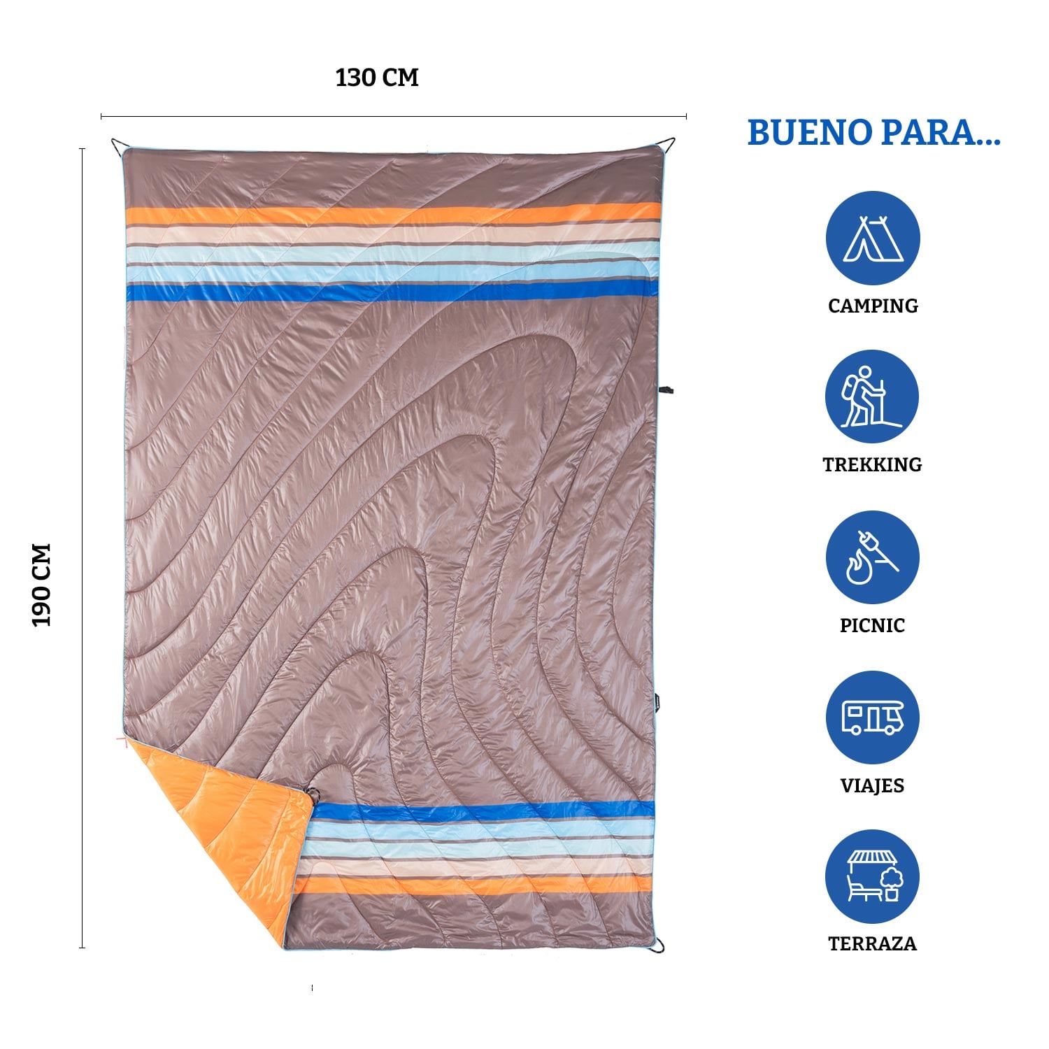 MANTA TÉRMICA BOSSCAMP BLANKET QUINTAY (130 X 190) - 2