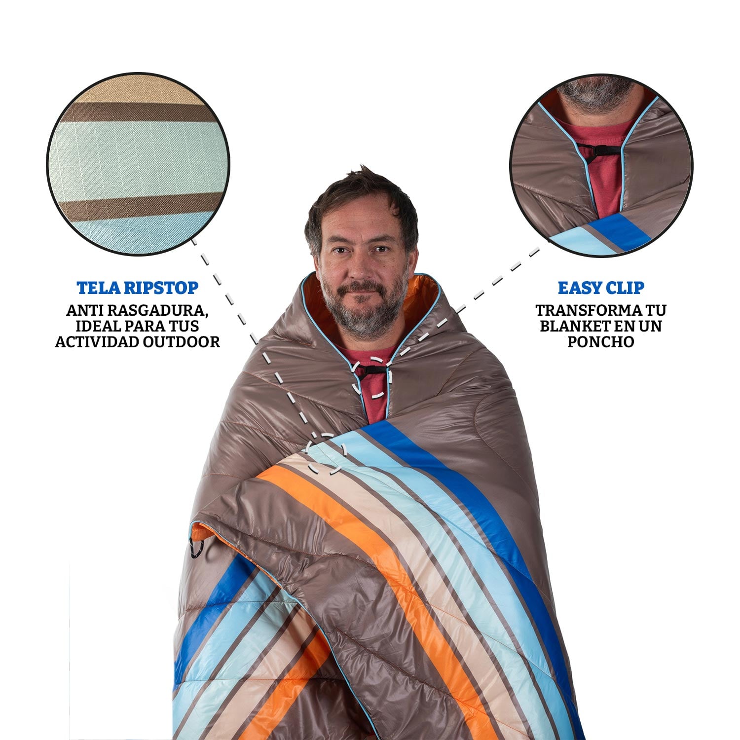 MANTA TÉRMICA BOSSCAMP BLANKET QUINTAY (130 X 190) - 4