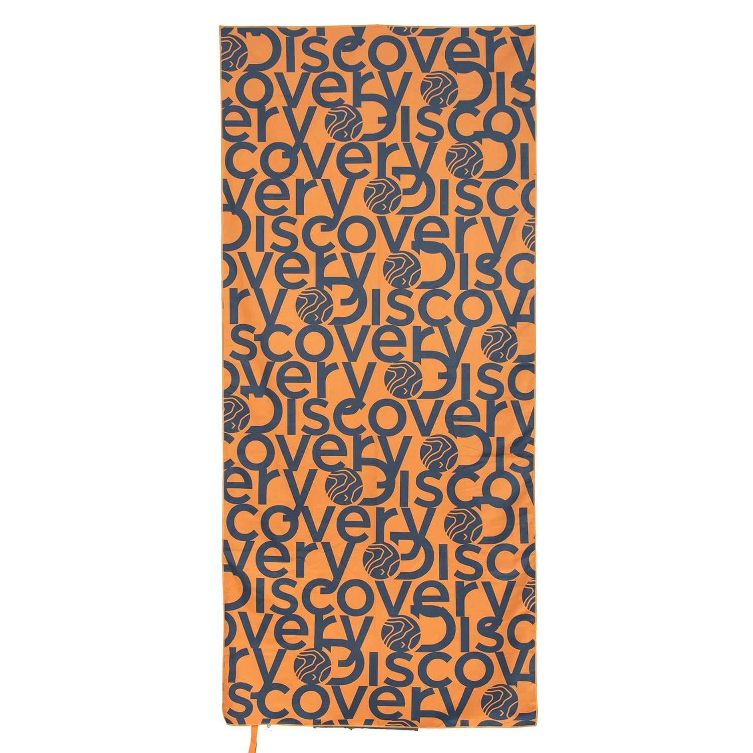 TOALLA MICROFIBRA GRANDE NARANJO - GRIS DISCOVERY (90 X 200) - 1