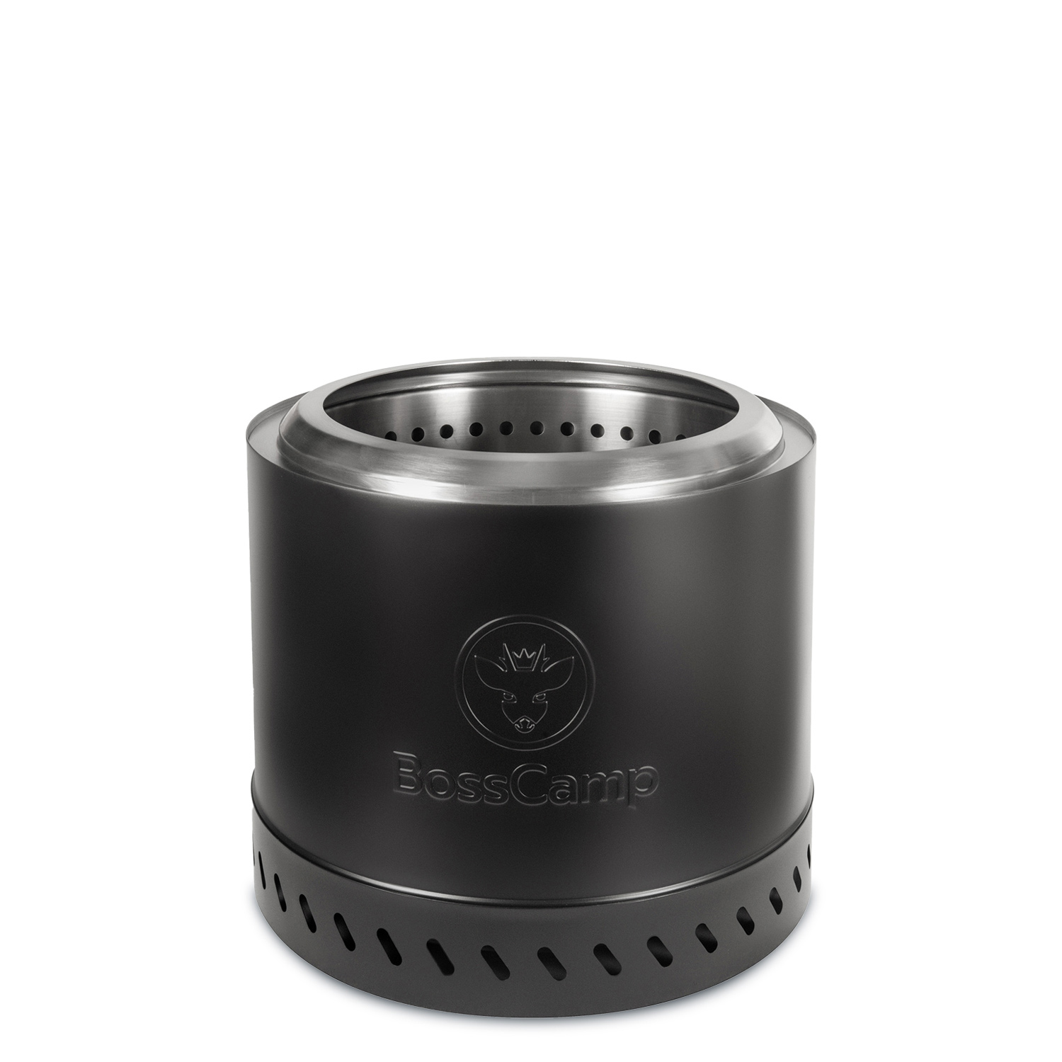 BRASERO FOGÓN FIREBOSS TERRAZA EXTERIOR SIN HUMO 35CM BLACK BOSSCAMP - 2