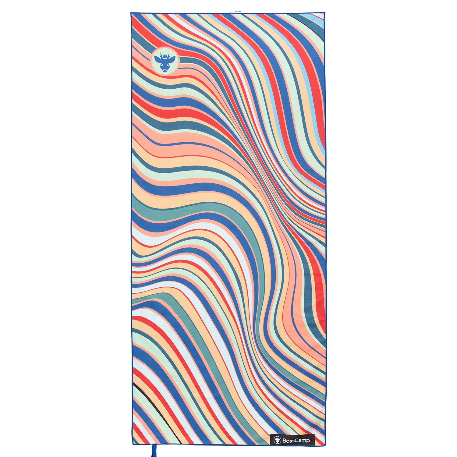 TOALLA PLAYA MICROFIBRA GRANDE XL SALAR BOSSCAMP (90 X 200) - 1