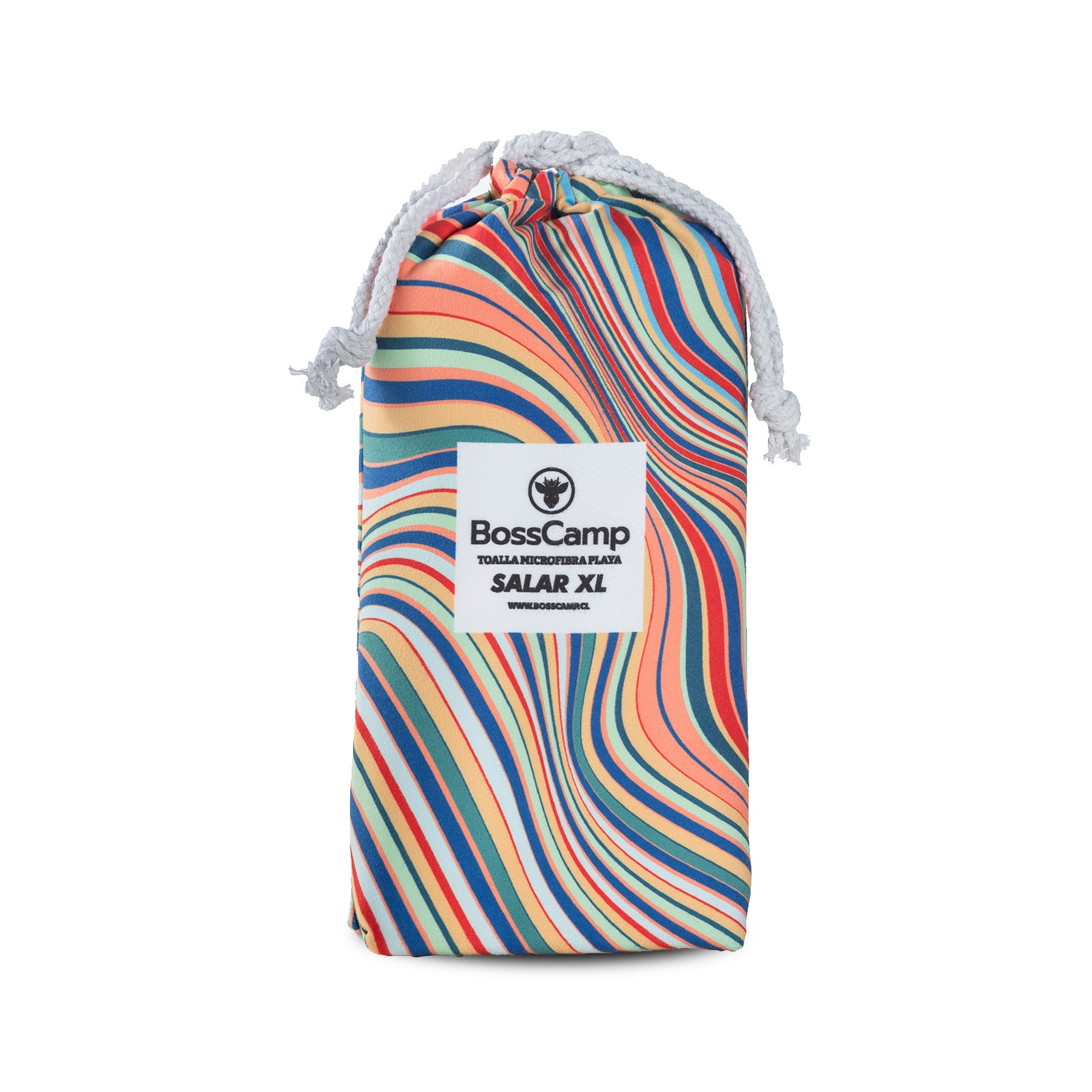 TOALLA PLAYA MICROFIBRA GRANDE XL SALAR BOSSCAMP (90 X 200) - 6