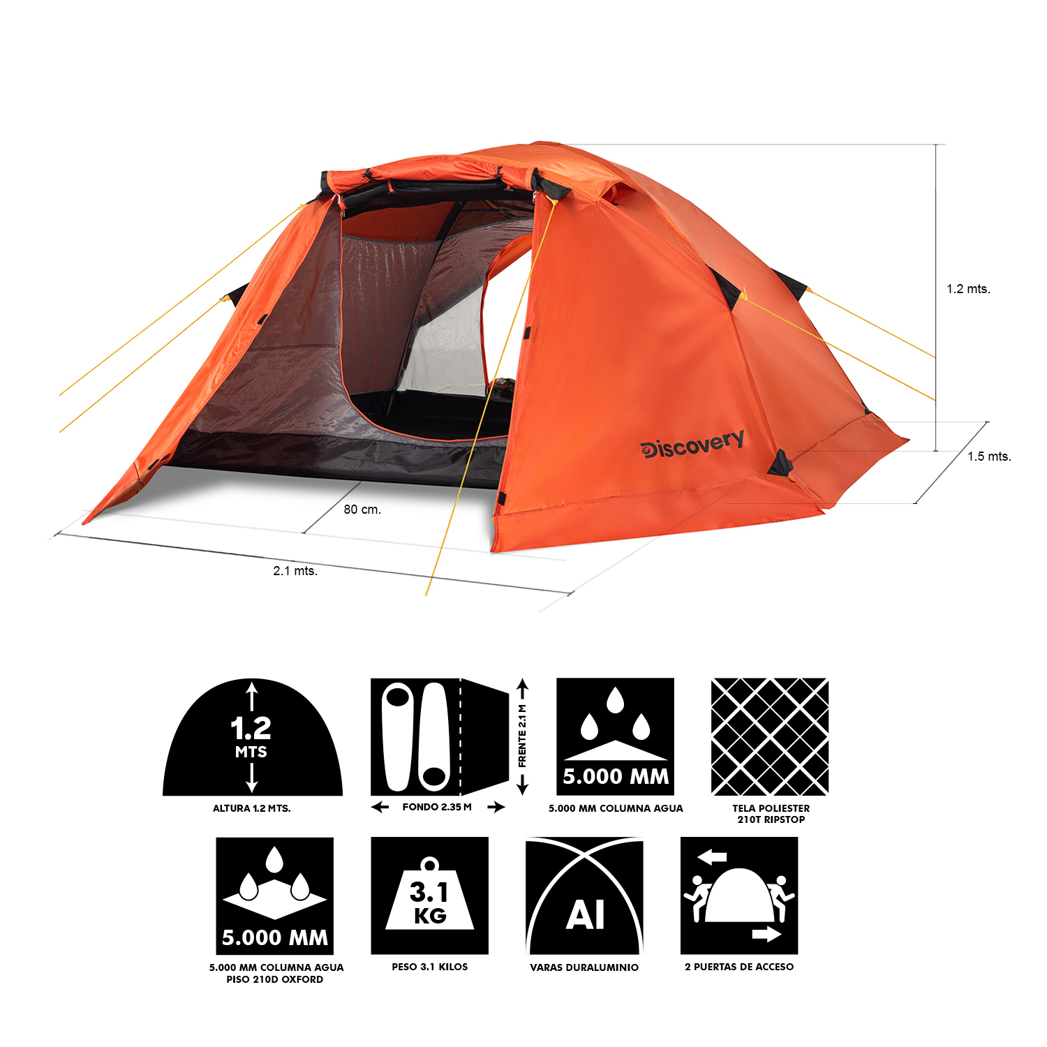 CARPA NEW EXPEDITION PRO  2 PERSONAS - 2