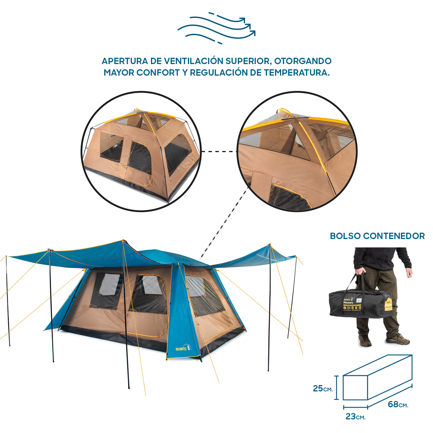CARPA FAMILIAR DOLOMITES 8 - 8 PERSONAS - 6