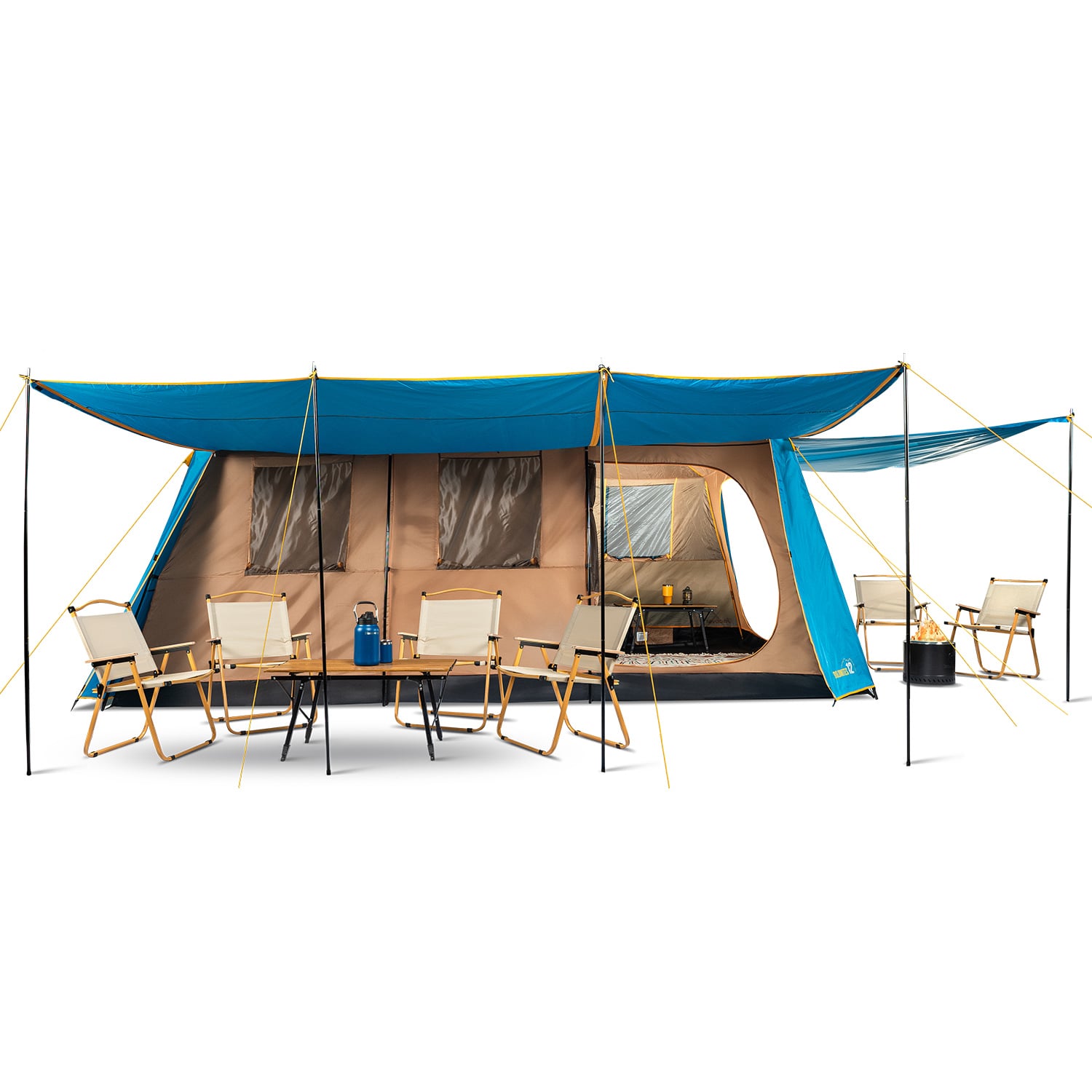 CARPA CAMPING DOLOMITES 12, 12 PERSONAS TECHO LARGO 3000 MM DISCOVERY - 4