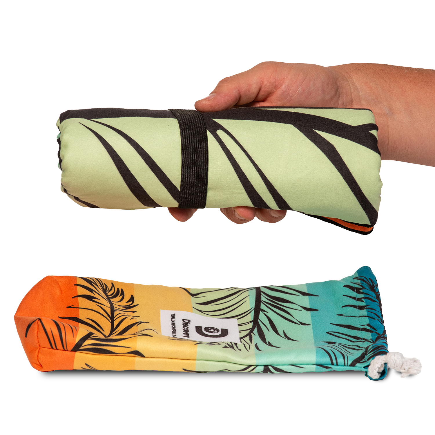TOALLA MICROFIBRA GRANDE BEACH - SUNSET DISCOVERY (90 X 200) - 5