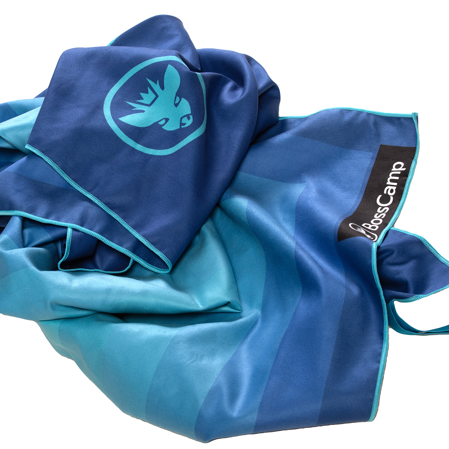 TOALLA PLAYA MICROFIBRA GRANDE XL OCEANO BOSSCAMP (90 X 200) - 4