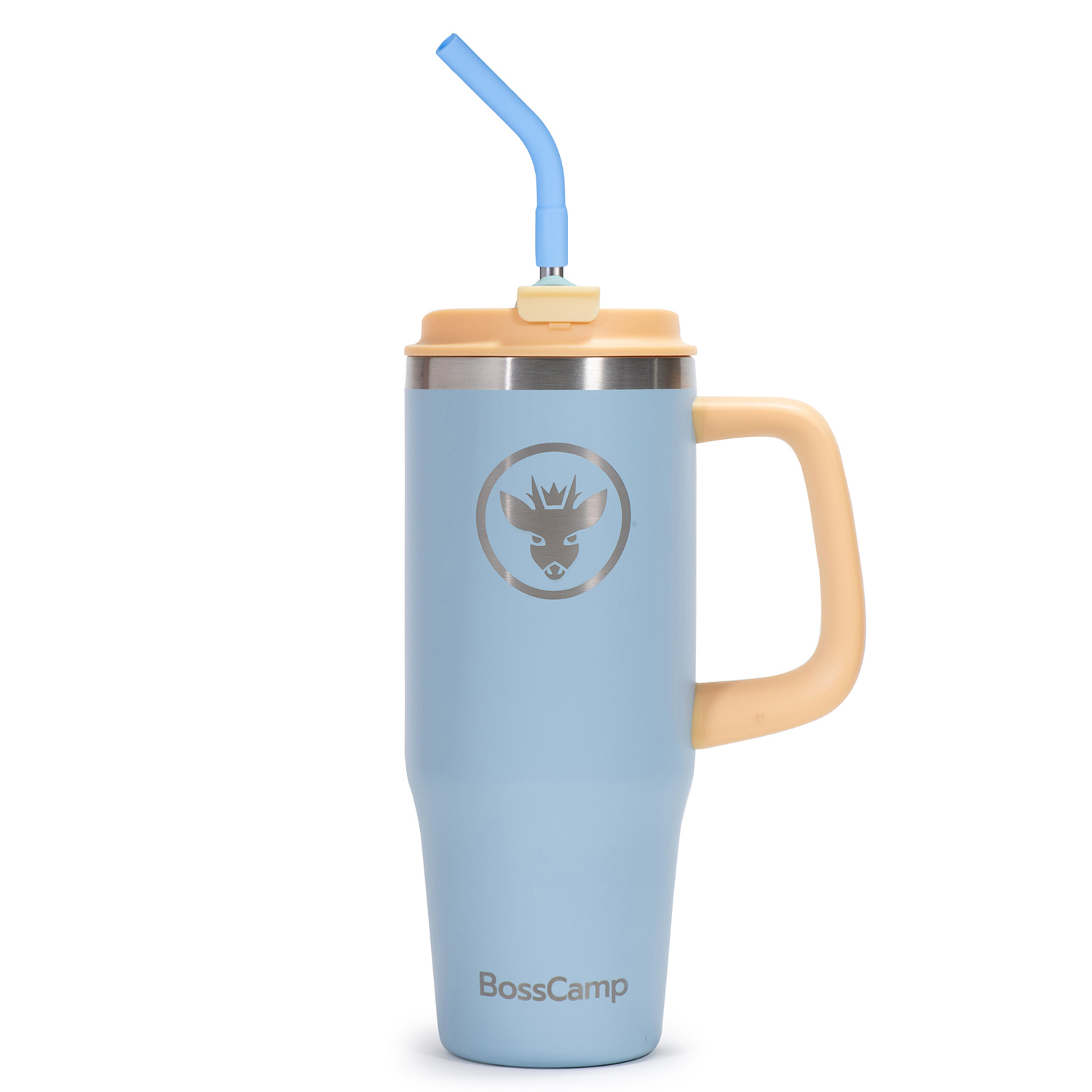 VASO TÉRMICO MUG TERMO BOSSCAMP 1000ML TAPA 2 EN 1 CIELO - 4