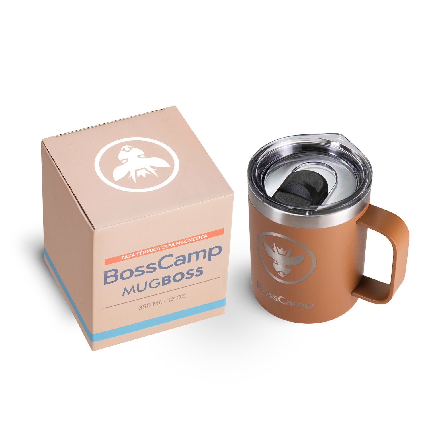 TAZA DISCOVERY TERMICA TAPA MAGNETIC SLIDER 350 ML TERMO MUG ACERO INOXIDABLE - 2