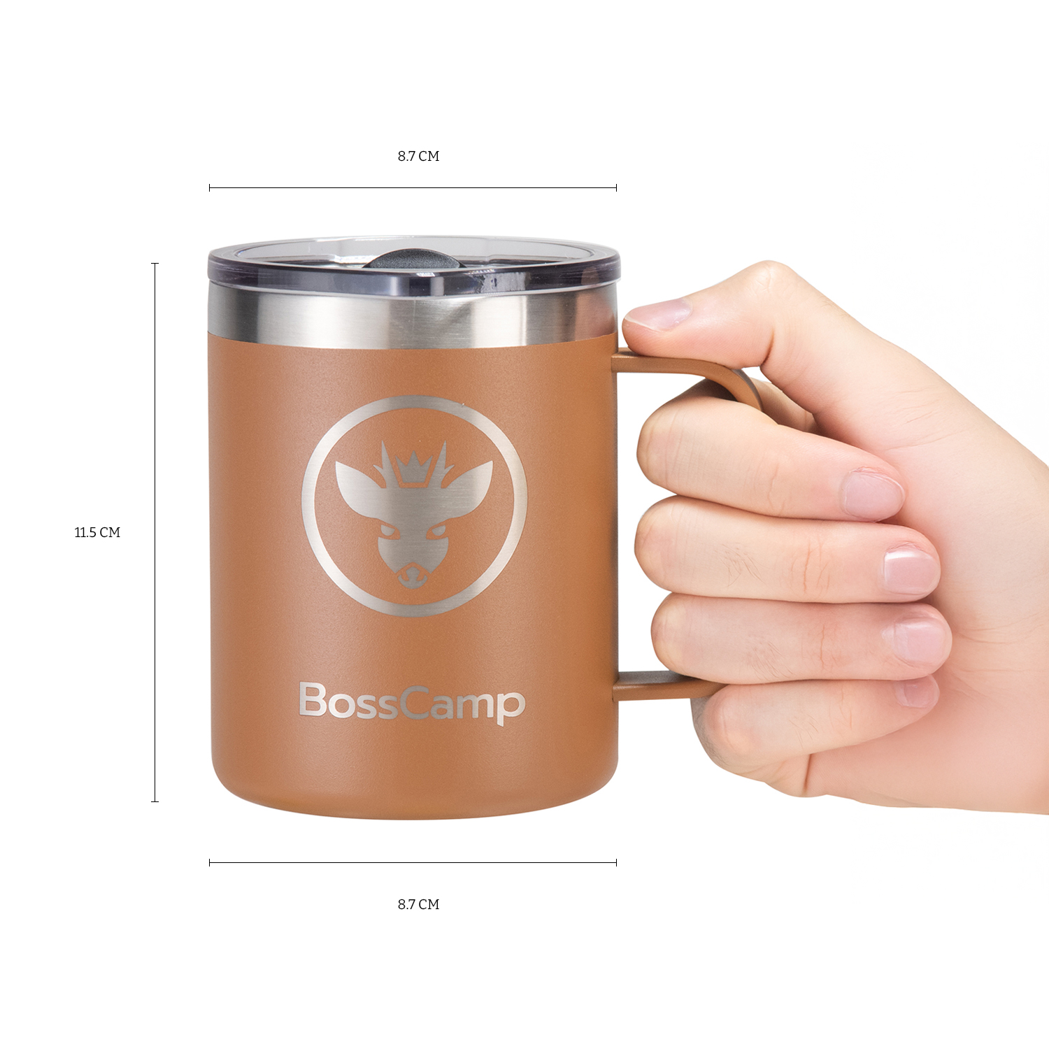 TAZA DISCOVERY TERMICA TAPA MAGNETIC SLIDER 350 ML TERMO MUG ACERO INOXIDABLE - 3