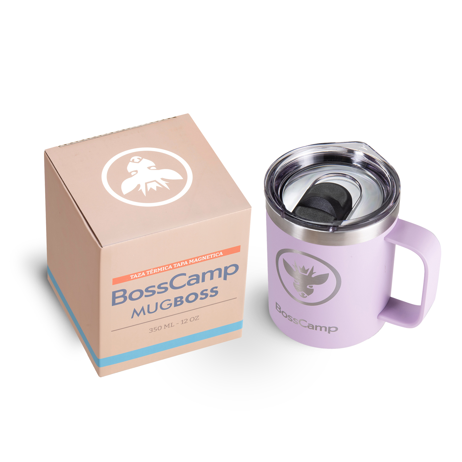 TAZA DISCOVERY TERMICA TAPA MAGNETIC SLIDER 350 ML TERMO MUG ACERO INOXIDABLE - 2