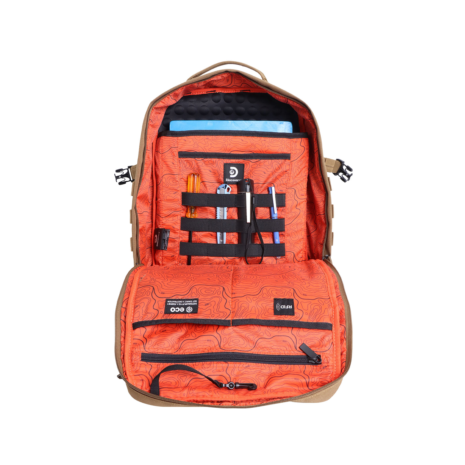 MOCHILA TACTICA FOREST M DISCOVERY RPET - 2