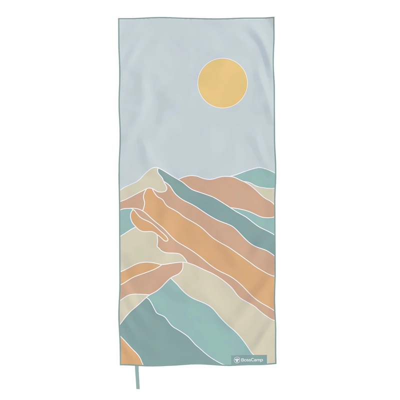 TOALLA PLAYA MICROFIBRA GRANDE XL CONCON BOSSCAMP (90 X 200) - 1