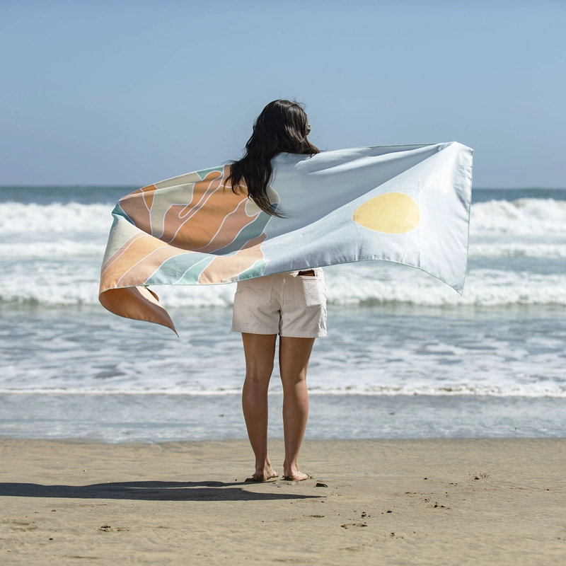TOALLA PLAYA MICROFIBRA GRANDE XL CONCON BOSSCAMP (90 X 200) - 8