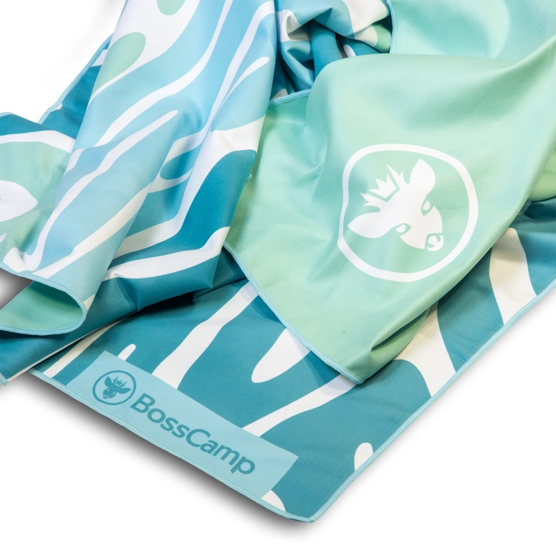TOALLA PLAYA MICROFIBRA GRANDE XL CORALES BOSSCAMP (90 X 200) - 4