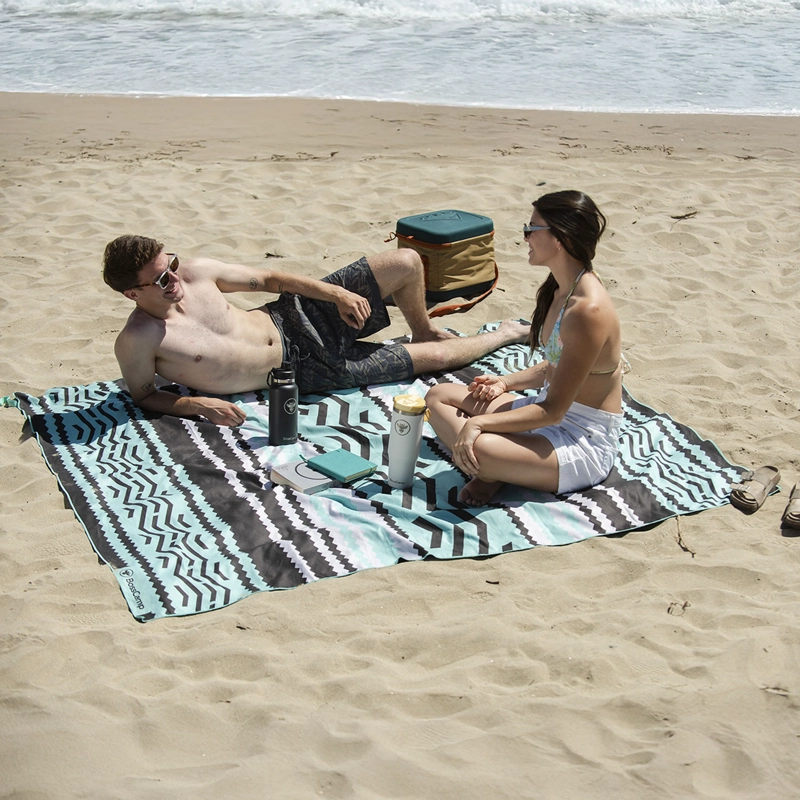 TOALLA PLAYA MICROFIBRA EXTRA GRANDE XXL ORIGEN BOSSCAMP (180 X 200) - 2