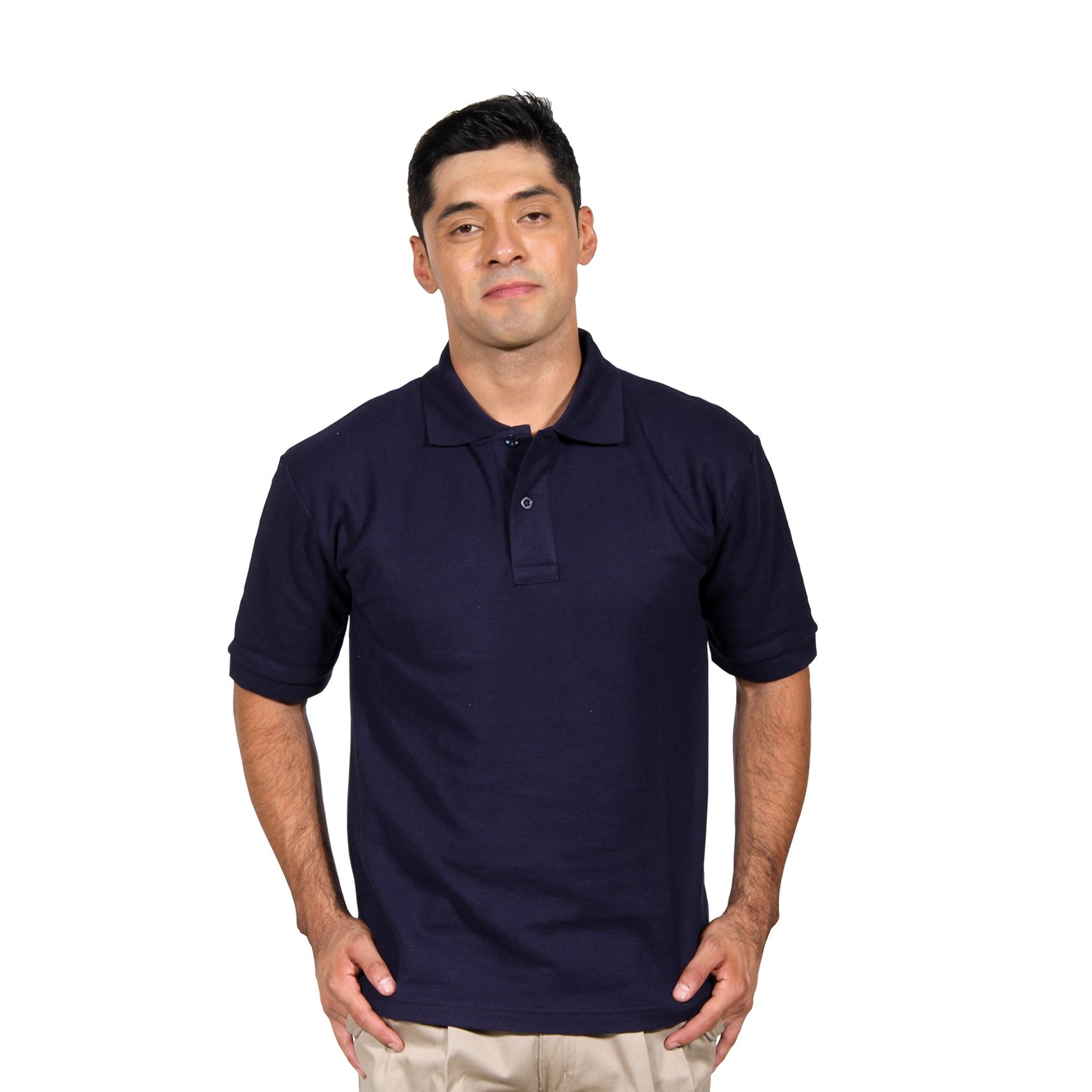 POLERA PIQUE HOMBRE MANGA CORTA PROTECCIÓN UV - 1