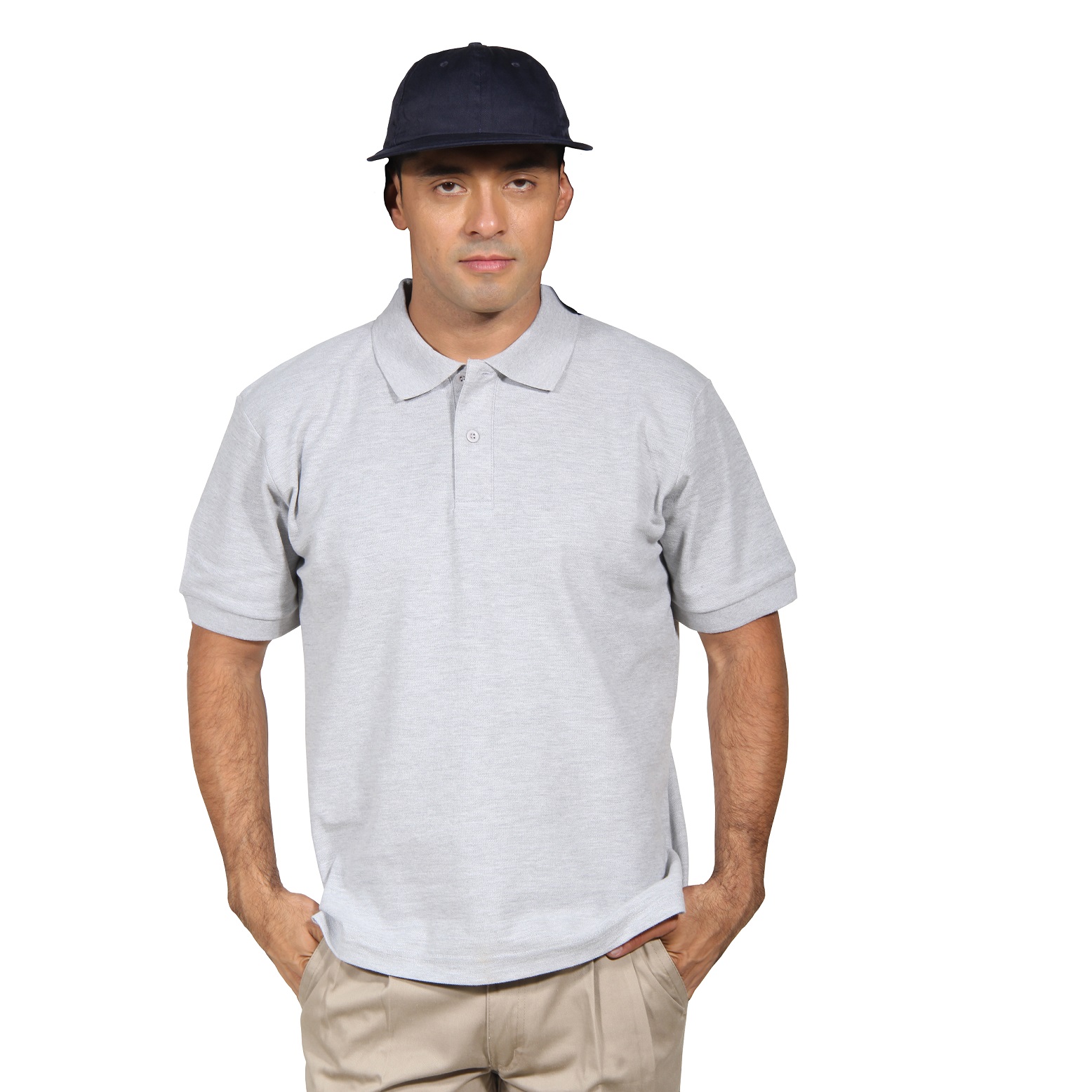 POLERA PIQUE HOMBRE MANGA CORTA PROTECCIÓN UV - 1