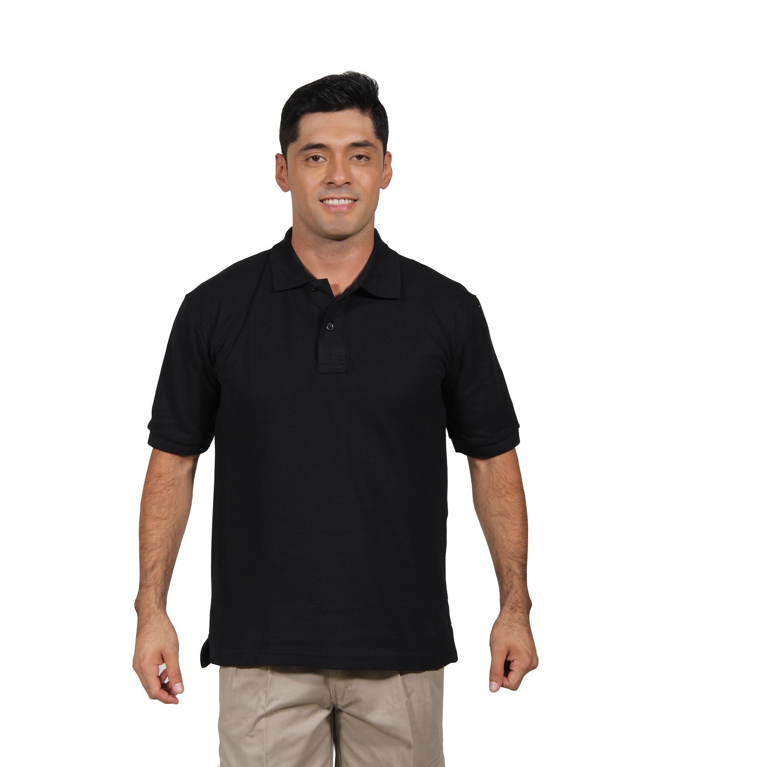 POLERA PIQUE HOMBRE MANGA CORTA PROTECCIÓN UV - 1
