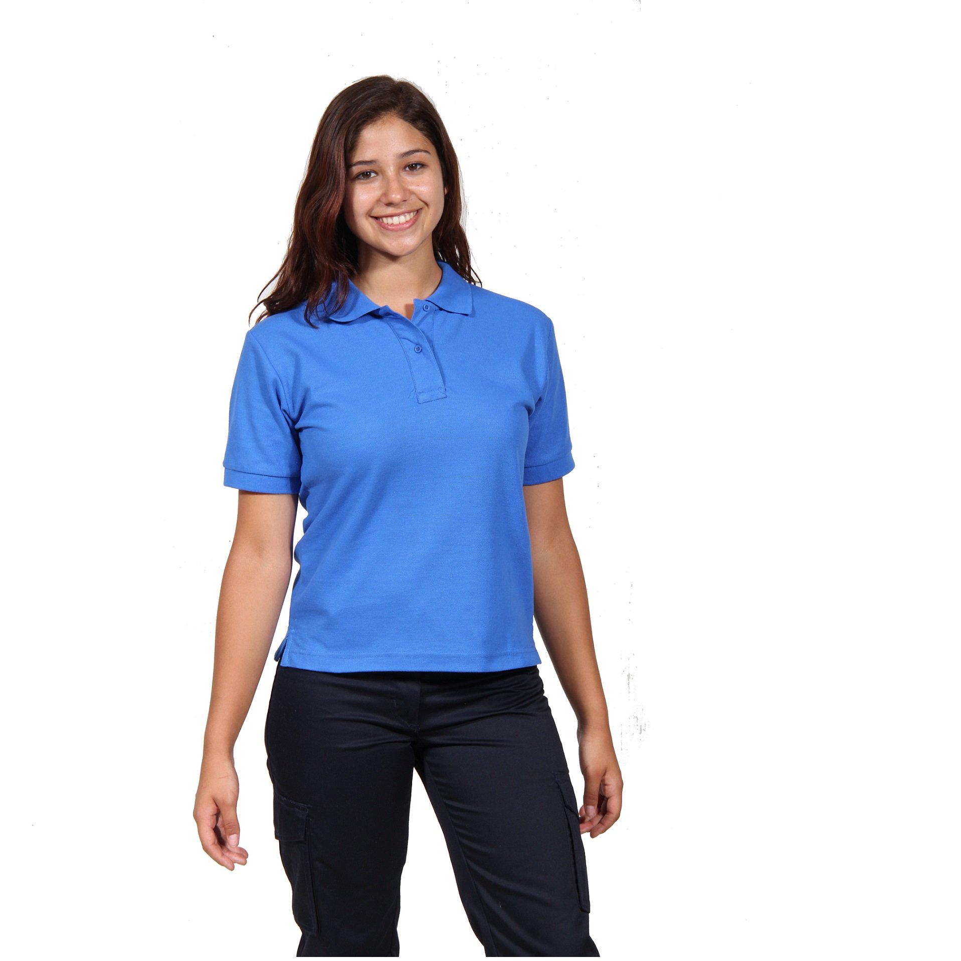 POLERA PIQUE MUJER MANGA CORTA PROTECCIÓN UV - 1