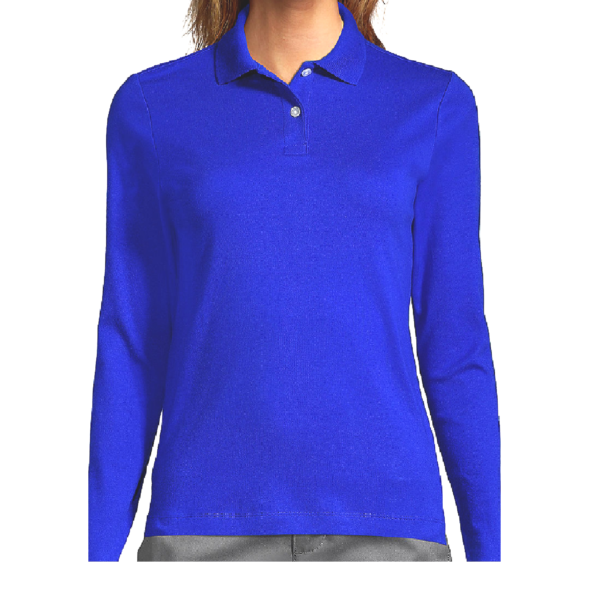 POLERA PIQUE MUJER MANGA LARGA PROTECCIÓN UV - 1