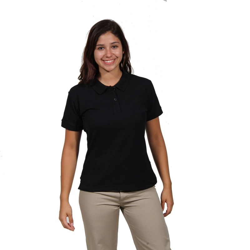 POLERA PIQUE DAMA MANGA CORTA PROTECCION UV - 1