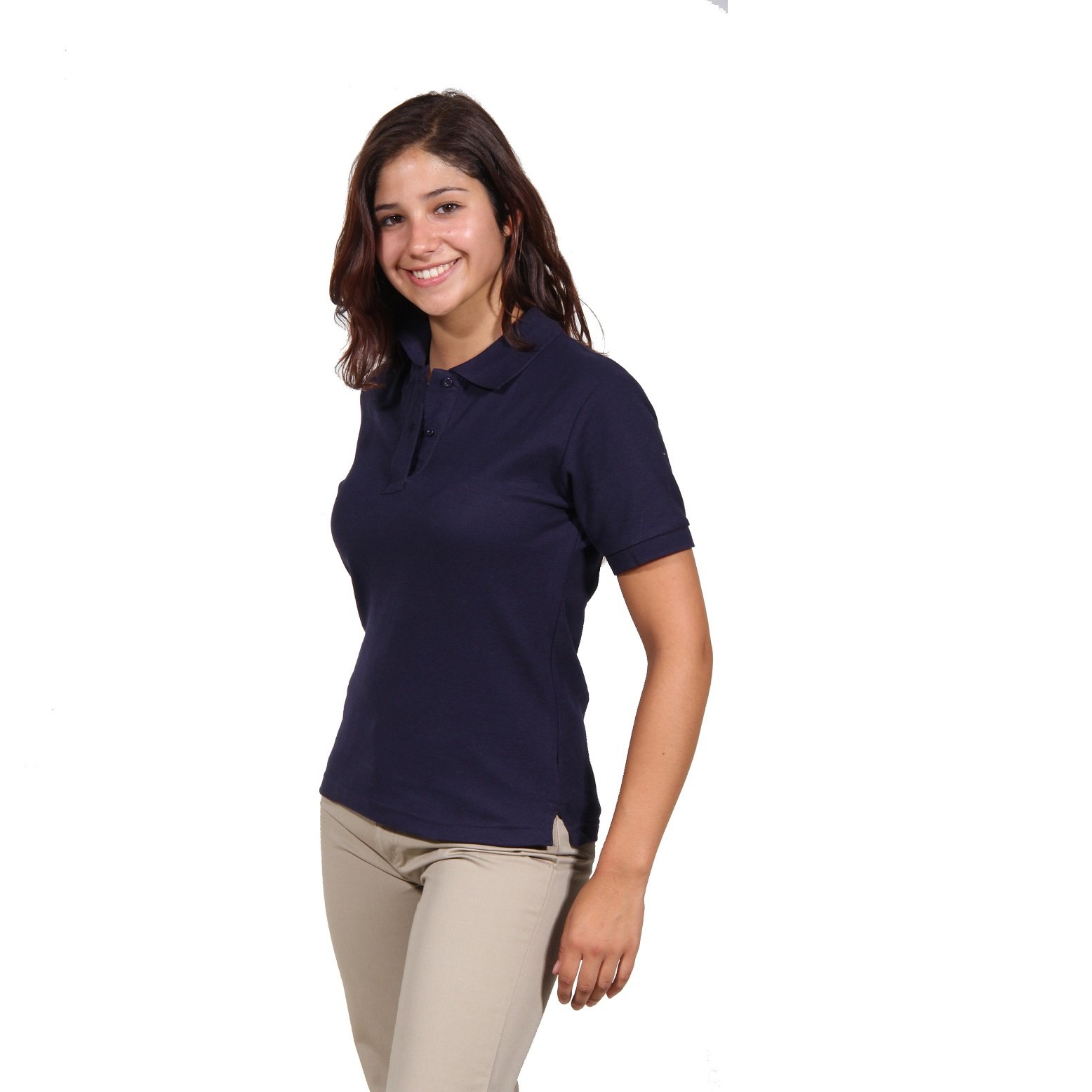 POLERA PIQUE MUJER MANGA CORTA PROTECCIÓN UV - 1