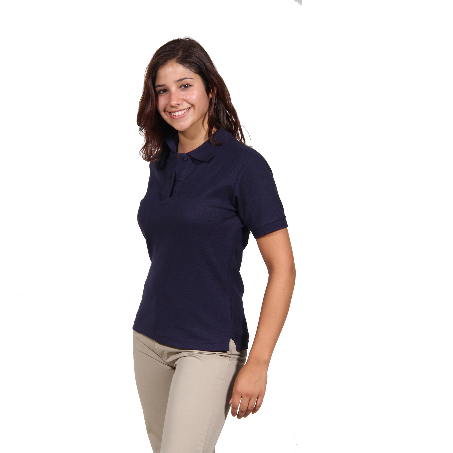 POLERA PIQUE MUJER MANGA CORTA PROTECCIÓN UV - 1