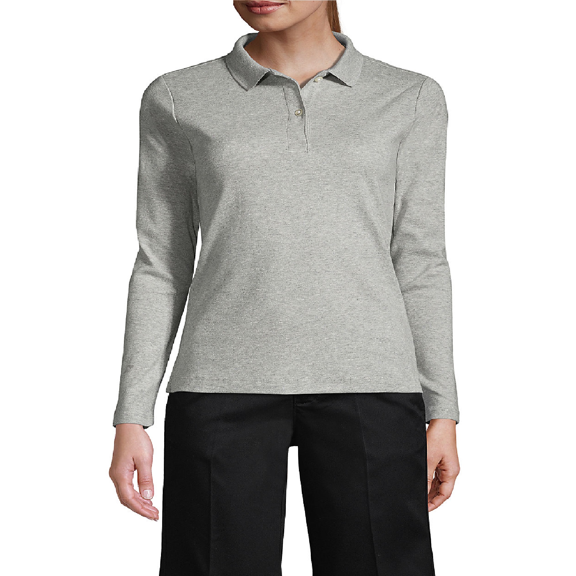 POLERA PIQUE MUJER MANGA LARGA PROTECCIÓN UV - 1