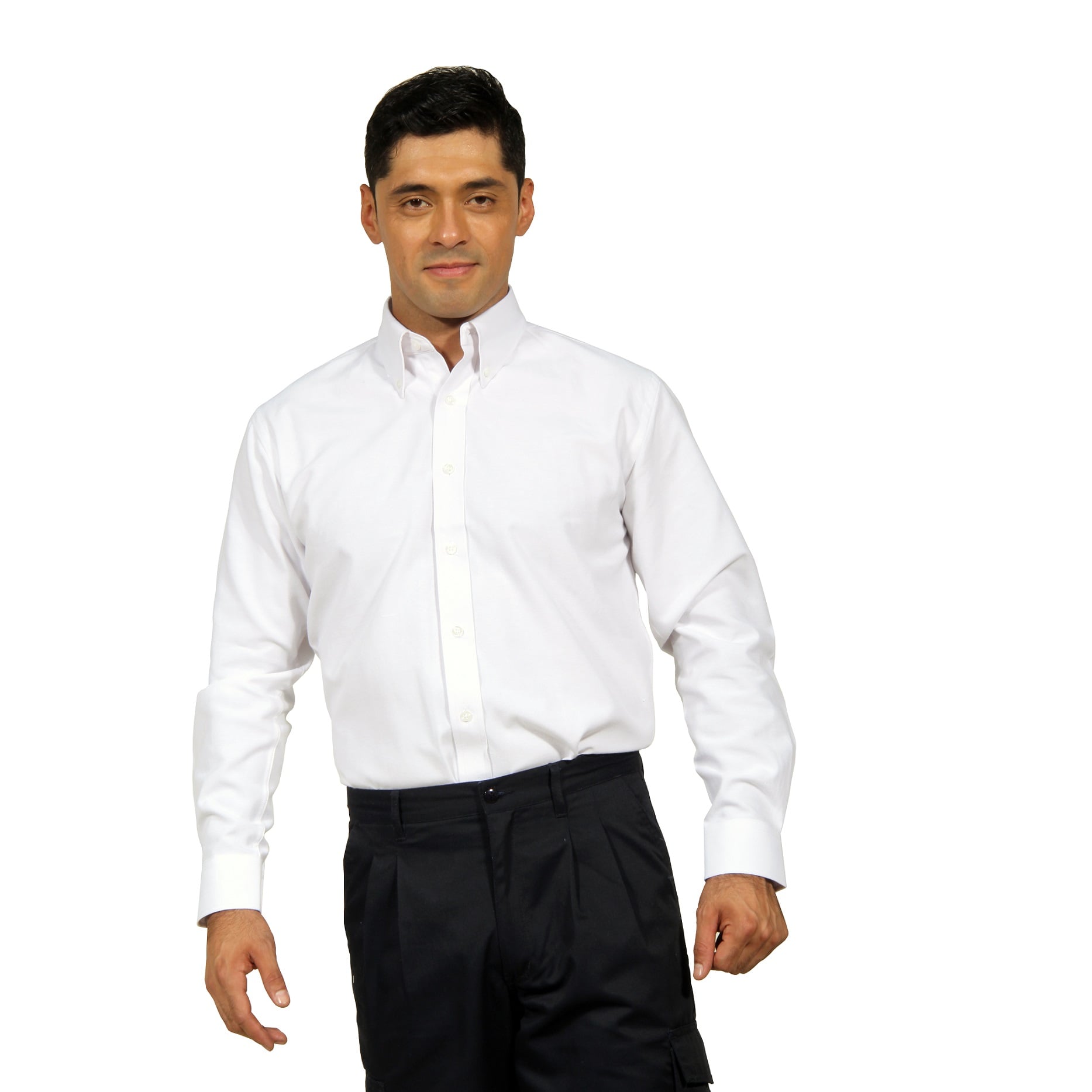 CAMISA OXFORD HOMBRE MANGA LARGA - 1