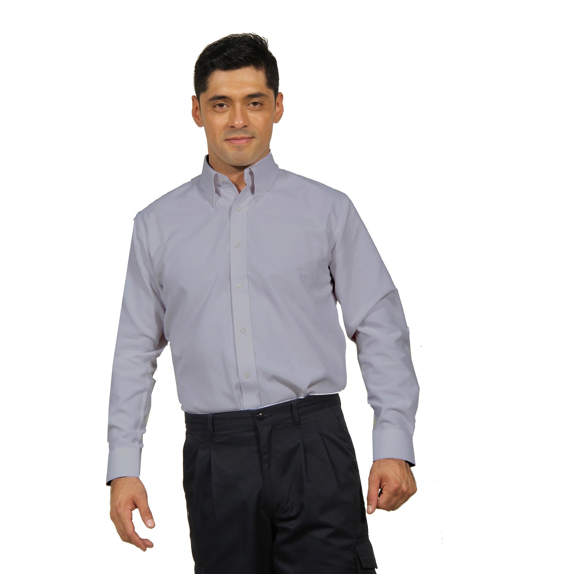 CAMISA OXFORD HOMBRE MANGA LARGA - 1