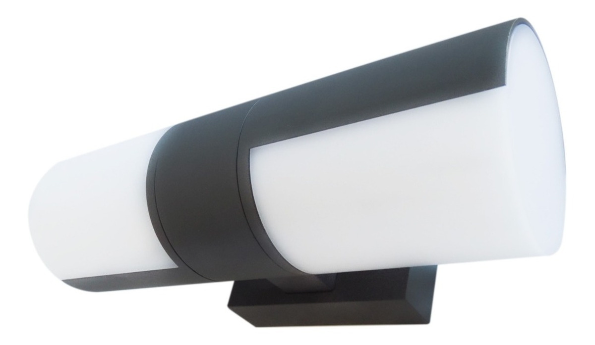 APLIQUE LUTEC CYRA 2 LUCES NEGRO 15W 1000LM 3000K IP44 - 3
